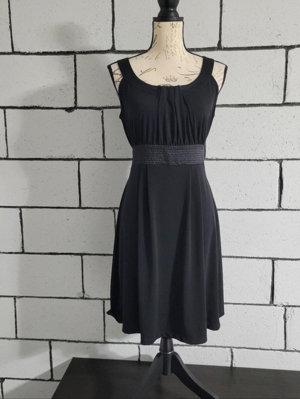 BUNDLE SALE!  -Worthington- Adorable  Black Sleeveless Waistband Dress Sz S